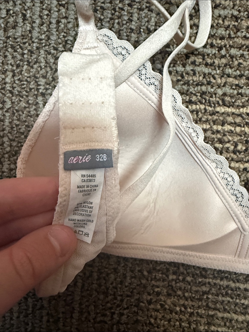 aerie Lace Wireless Bralette in Blush - Picture 2 of 2